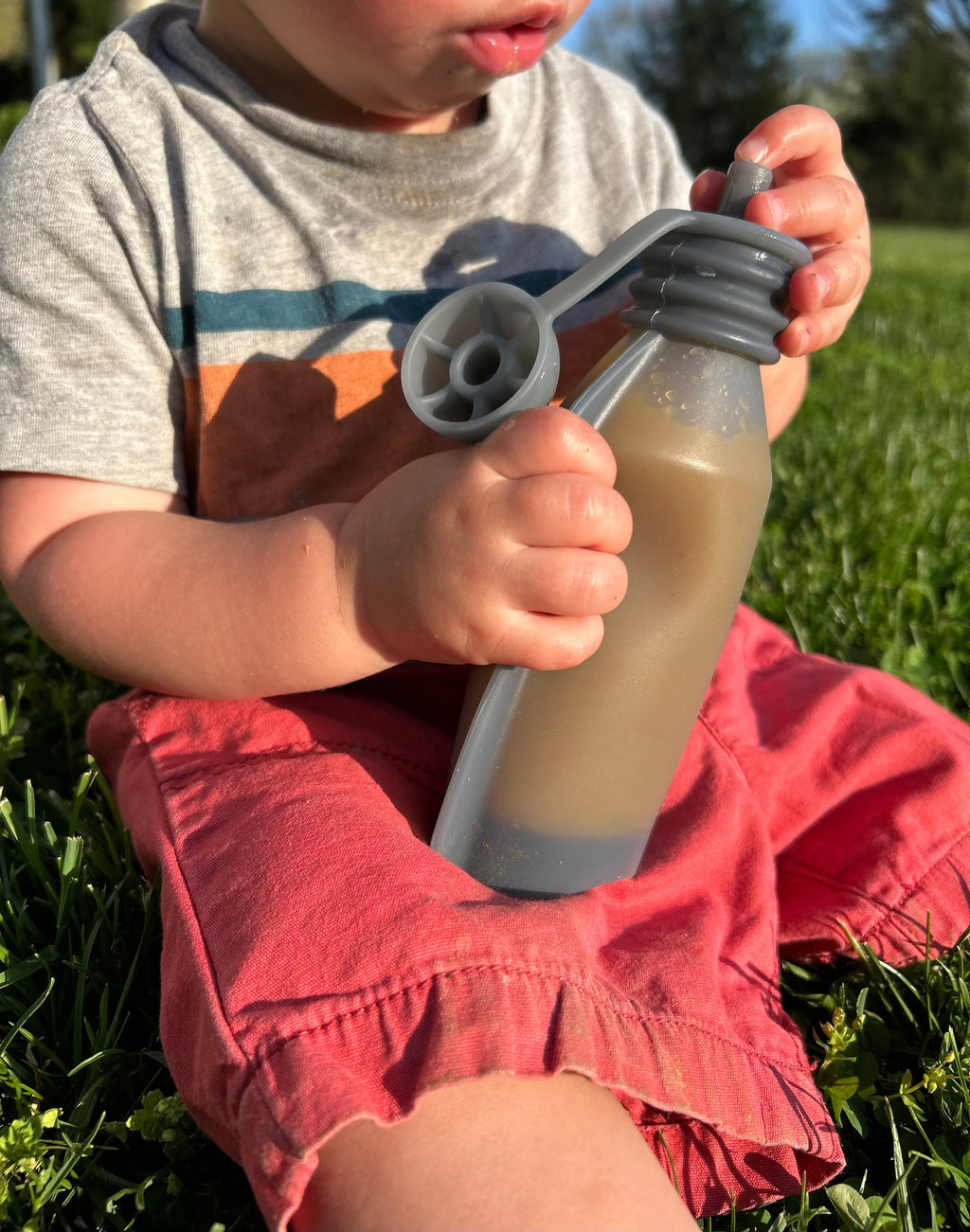 Silicone Baby Food Pouches - Reusable